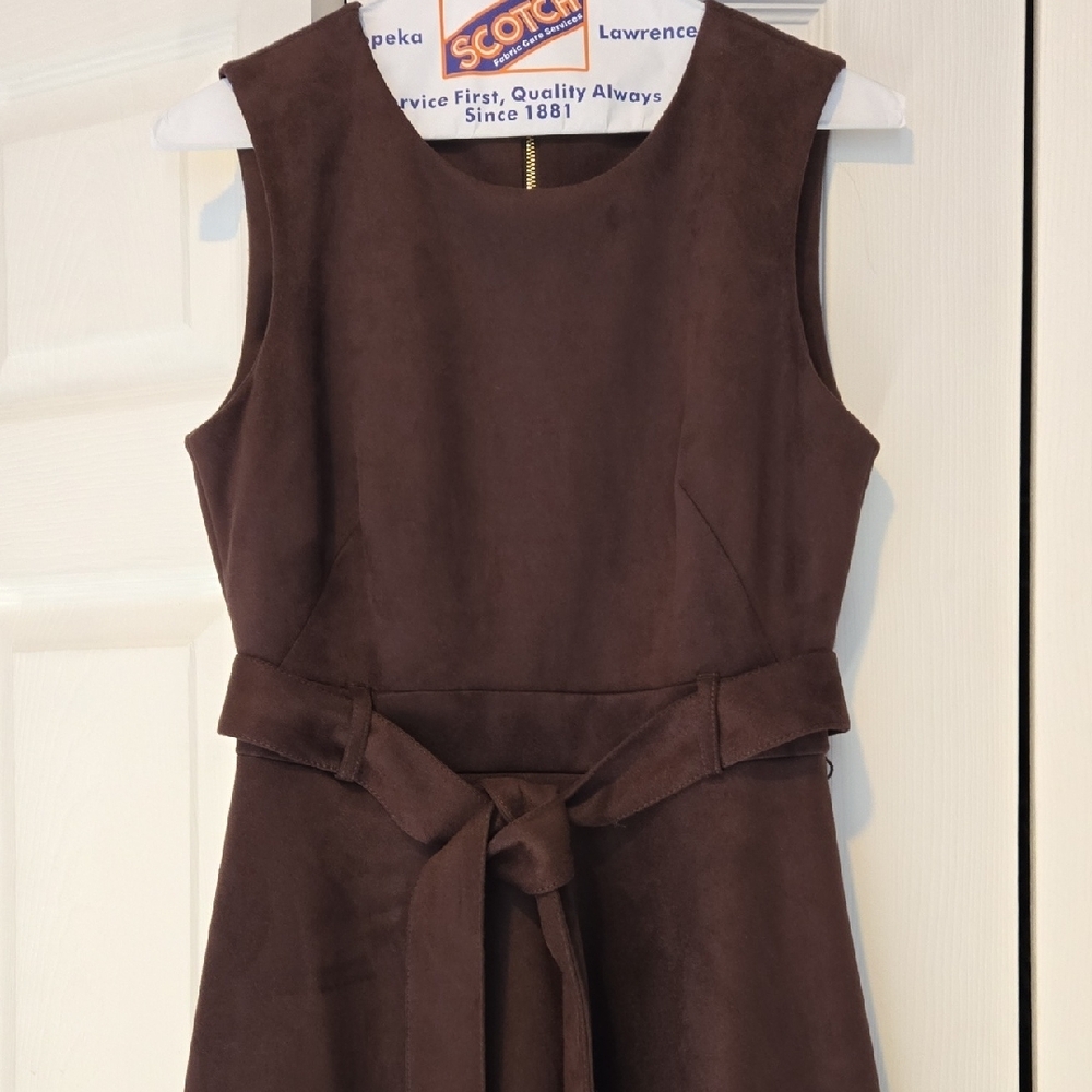 Calvin Klein Dark Brown Midi Dress